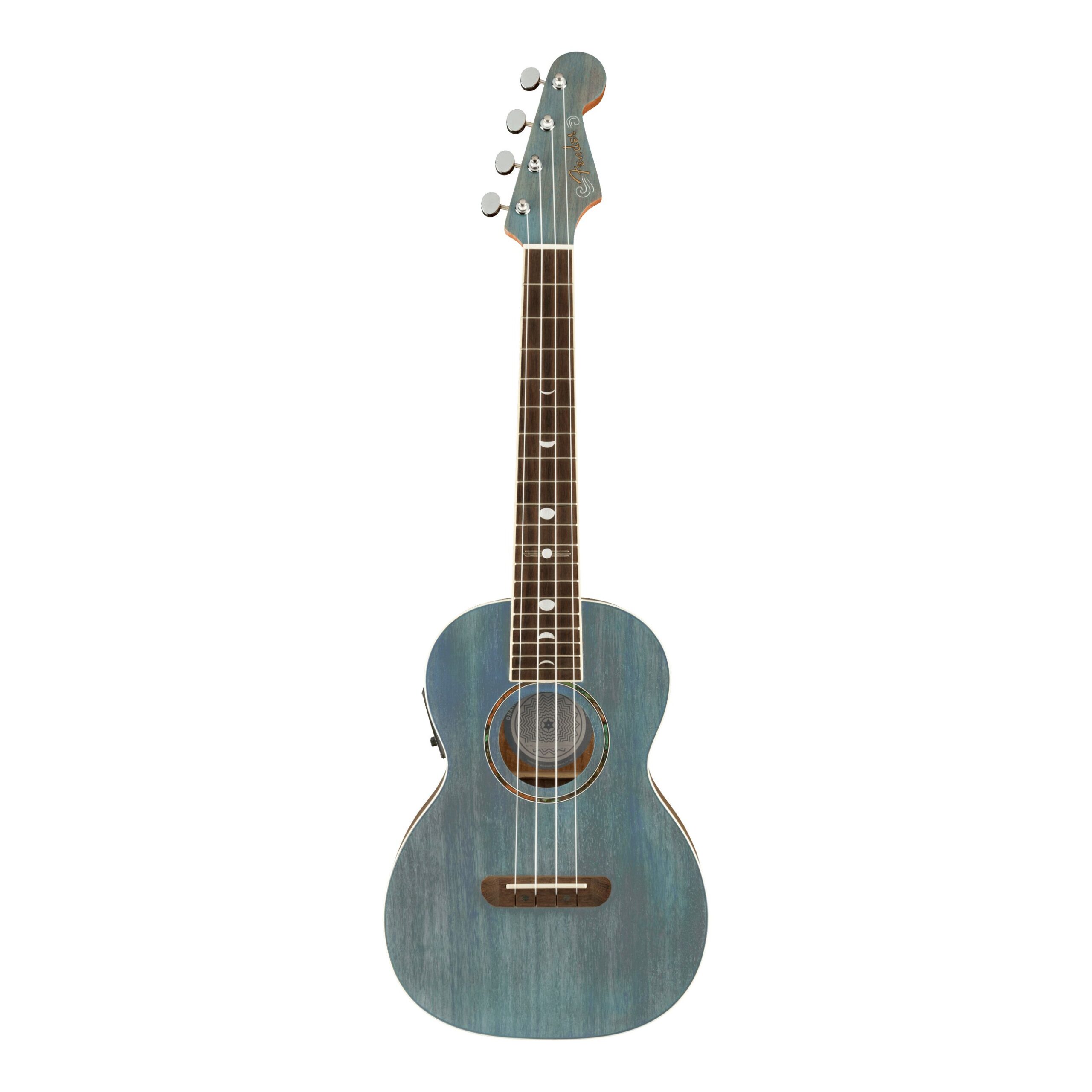 FENDER Ukulele Tenor Dhani Harrison Turquoise-1