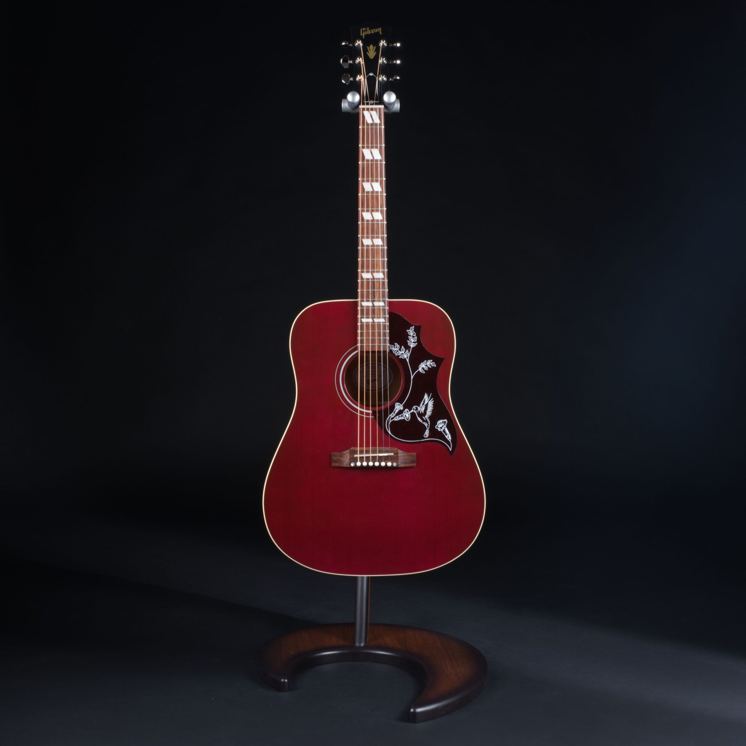 GIBSON Hummingbird Special Satin Wine Red-1