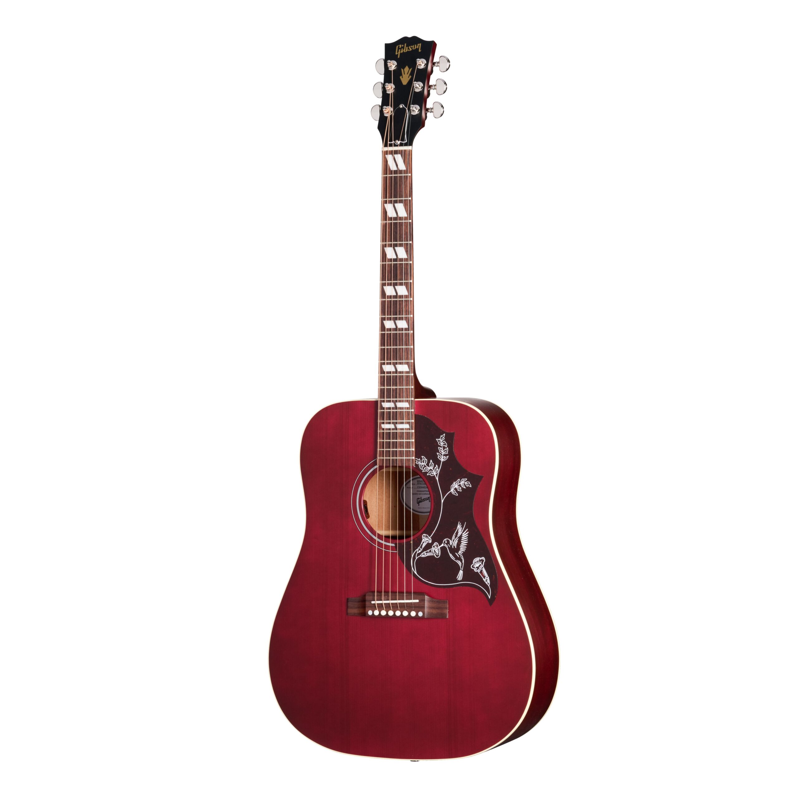 GIBSON Hummingbird Special Satin Wine Red-2