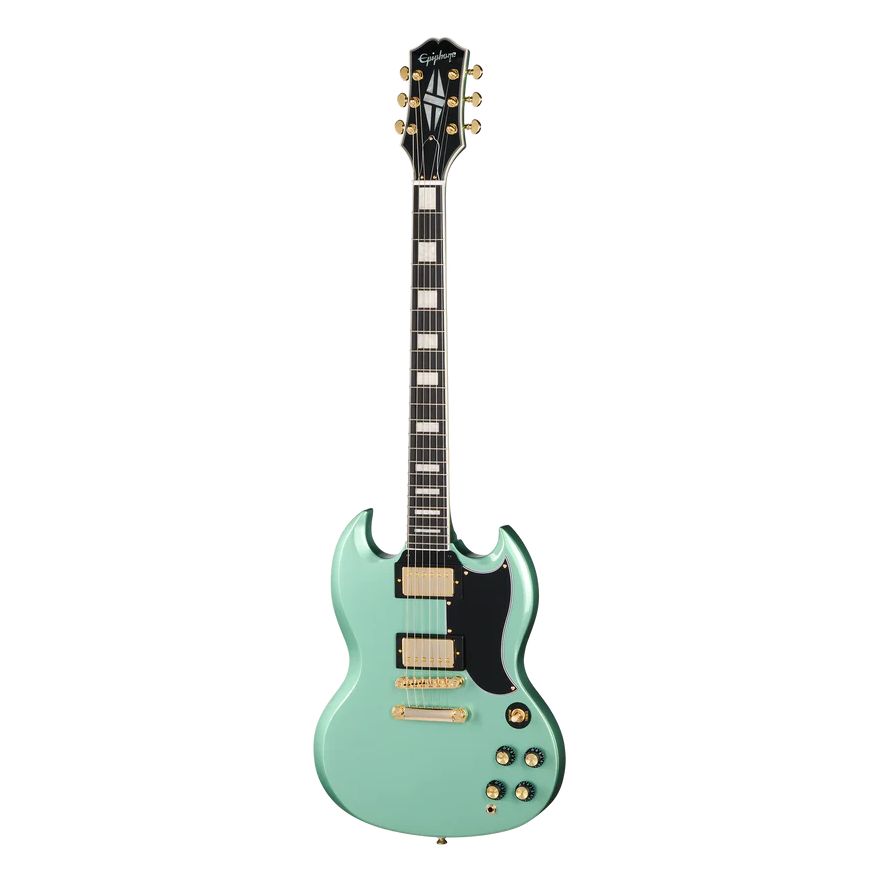 EPIPHONE SG Custom "Inspired by Gibson" Inverness Green-1