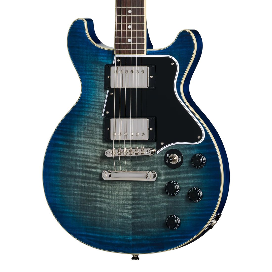 EPIPHONE Les Paul Special Double Cut Figured Ocean Water-3