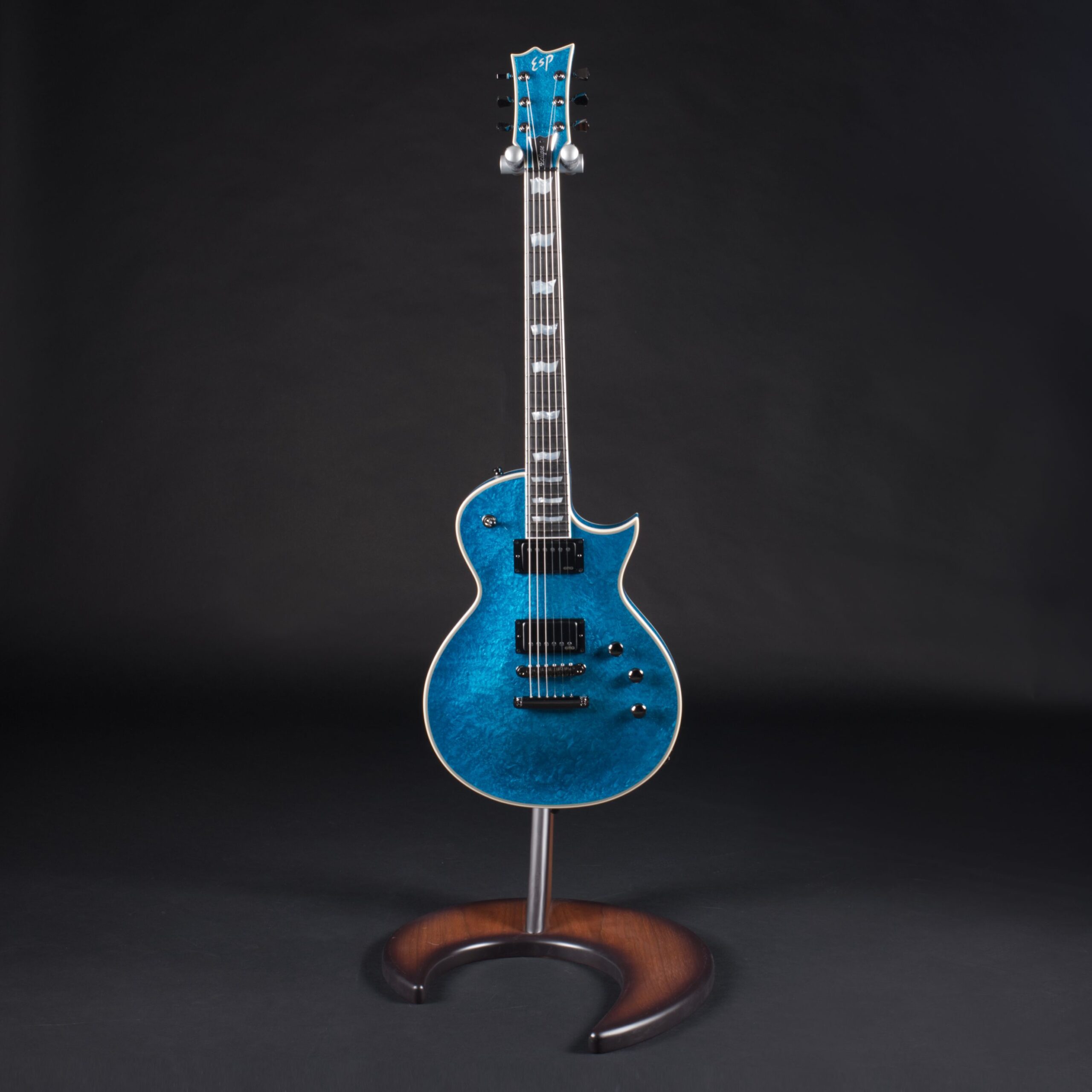 ESP Original Eclipse CTM Custom Blue Liquid Metal-1