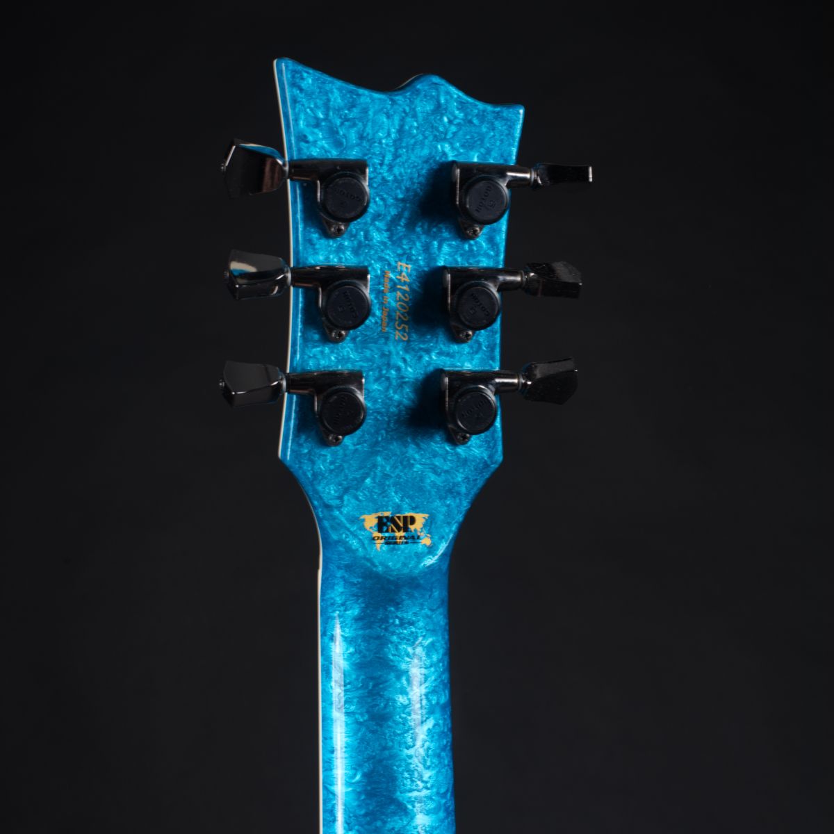 ESP Original Eclipse CTM Custom Blue Liquid Metal-9