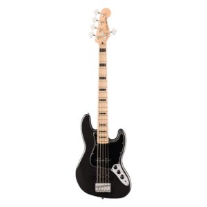 FENDER Squier Affinity Series Active Jazz Bass V Black Metallic
