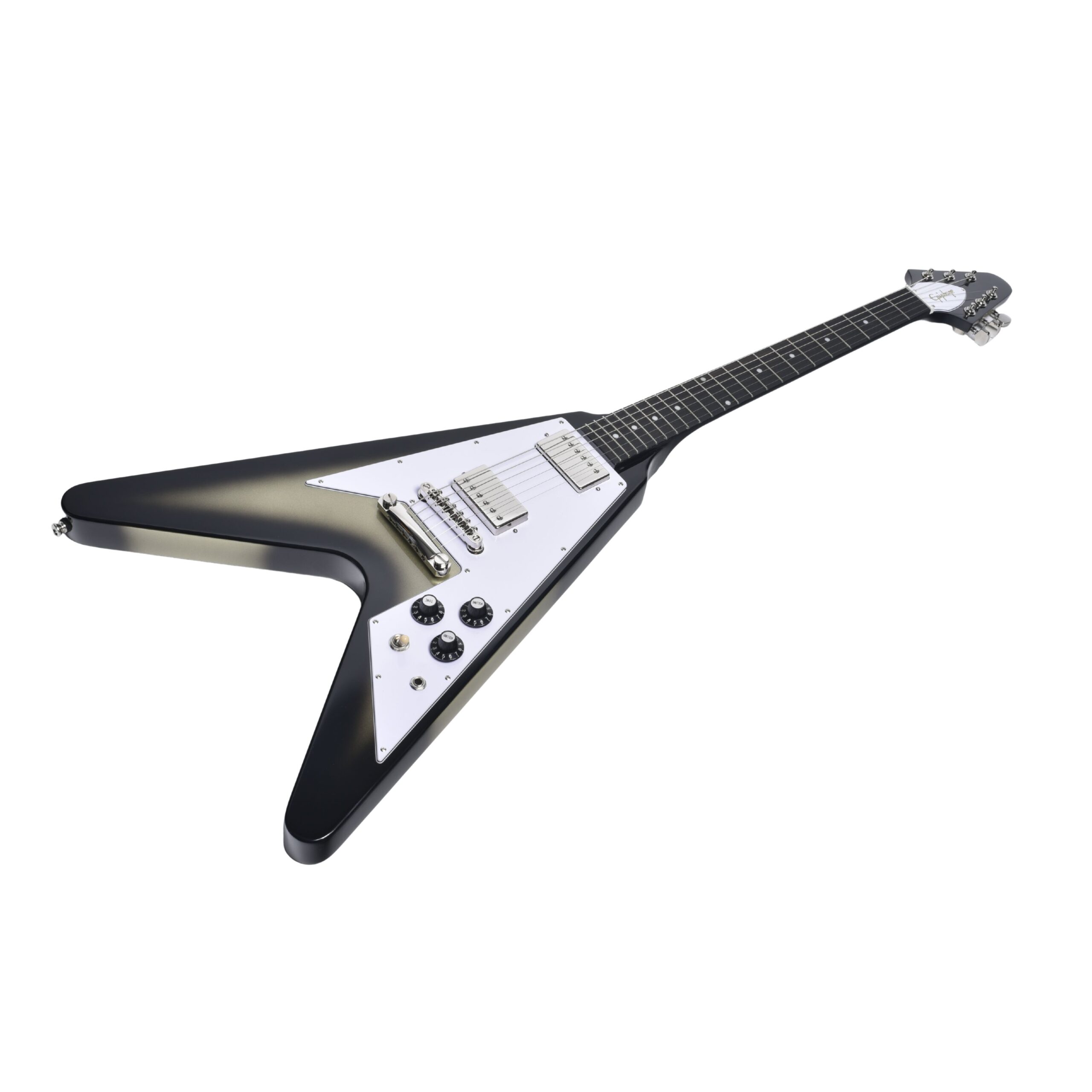 EPIPHONE Flying V 70s' Silver Burst-2