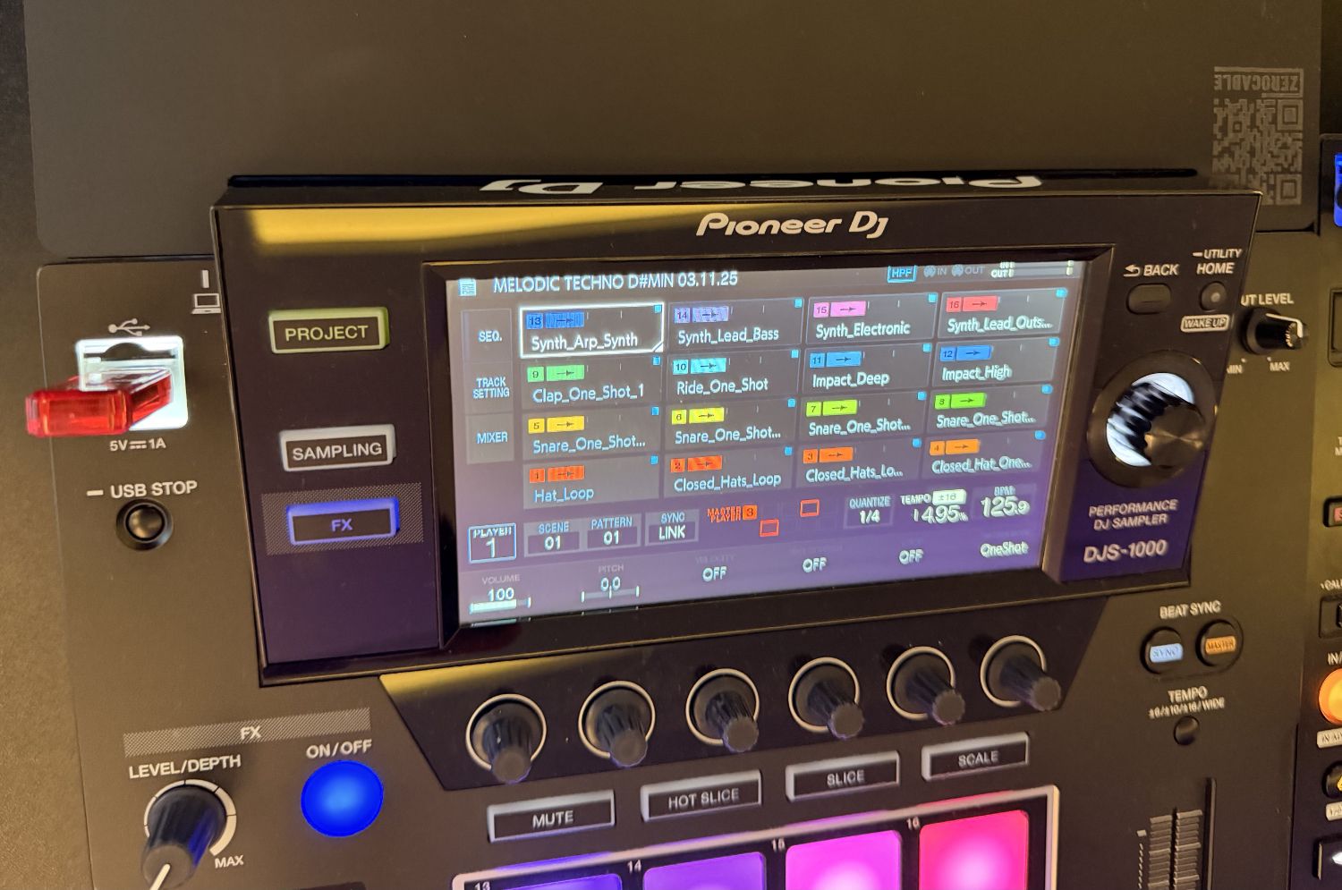 ZERO CABLE Kabelabdeckung für Pioneer DJ DJS 1000-2