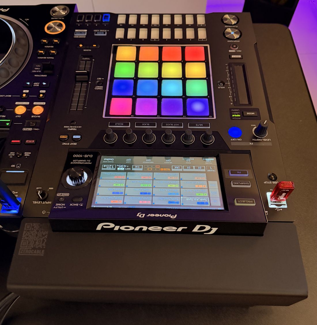 ZERO CABLE Kabelabdeckung für Pioneer DJ DJS 1000-3