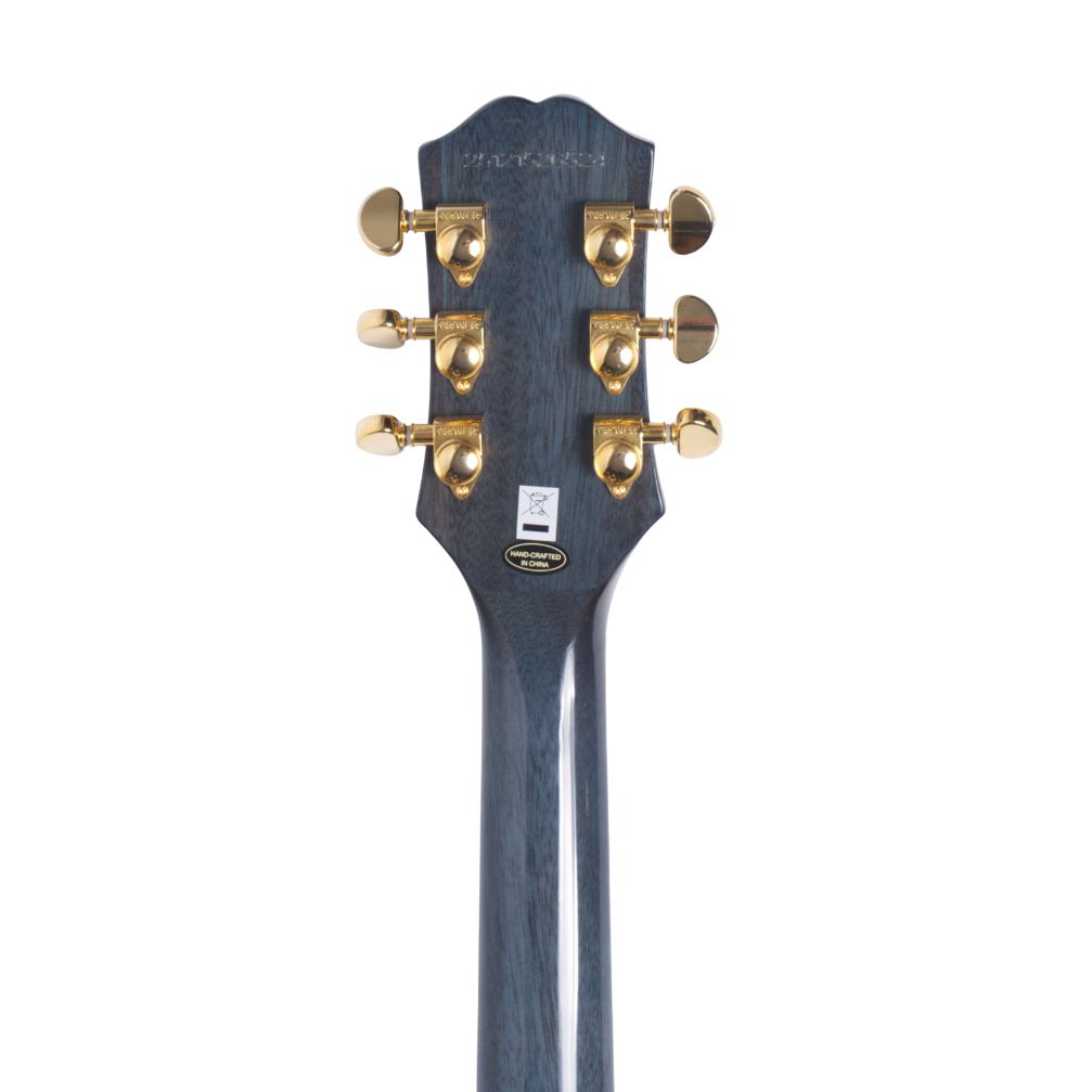 EPIPHONE Les Paul Custom Quilt Ocean Blue-6